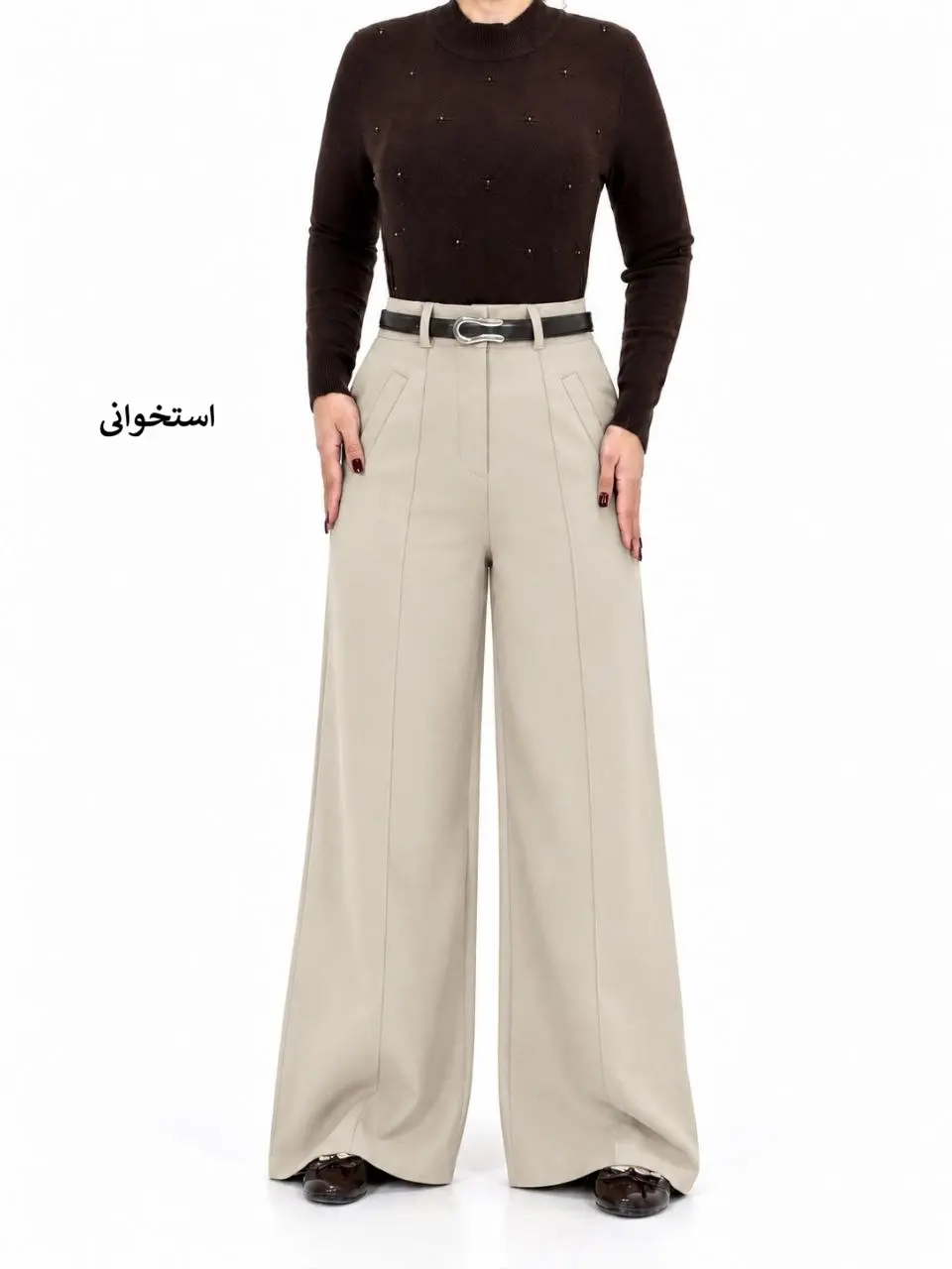 7492-شلوار بگ کرپ باربی